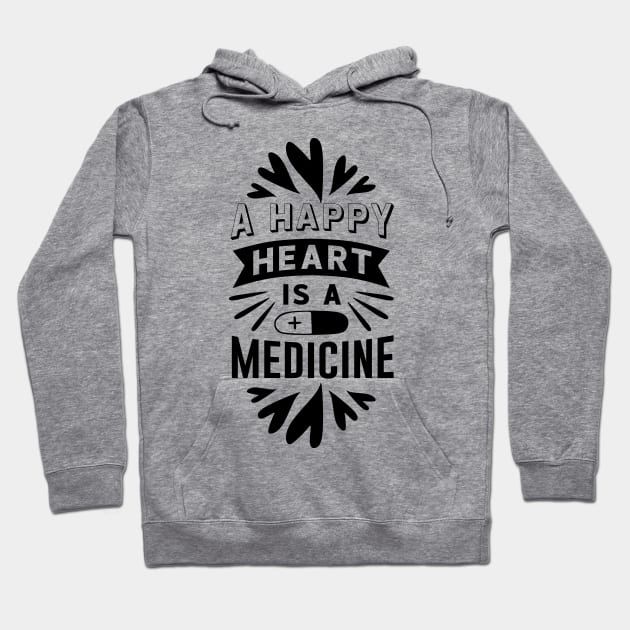 A Happy Heart is a Medicine Hoodie by twinkle.shop